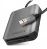 AXAGON Aluminum high-speed USB-A 3.2 Gen 1 memory card reader, 3 slots | CRE-S3