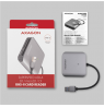 AXAGON Aluminum high-speed USB-A 3.2 Gen 1 memory card reader, 3 slots | CRE-S3