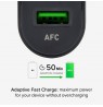Travel Charger USB Type C PD 25W + USB AFC By SBS Black