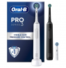 Oral-B Pro 3 Adult Rotating toothbrush Black, White
