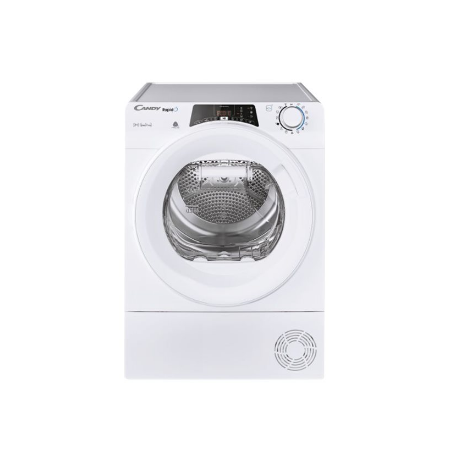 Candy Dryer Machine | ROE H8A2TE-S | Energy efficiency class A++ | Front loading | 8 kg | Big Digit | Depth 61.1 cm | White