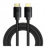 Baseus High Definition Series HDMI 2.1 cable, 8K 60Hz, 3D, HDR, 48Gbps, 2m (black)