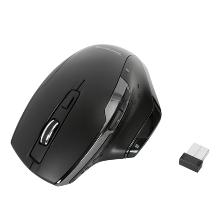 Targus Antimicrobial Ergo Mouse | AMW584GL | Wireless | 2.4 Ghz | Black
