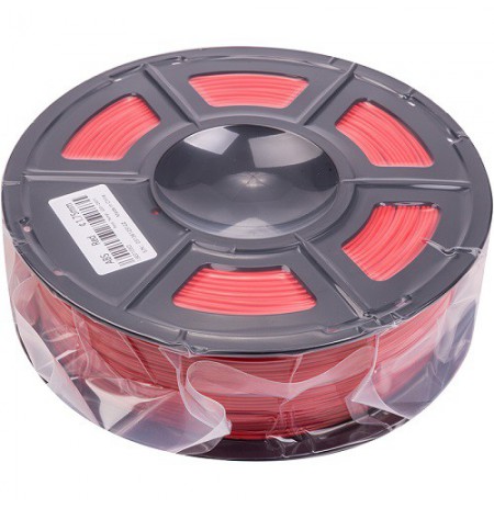 3D spausdinimo plastikas ABS, 1.75mm, 1kg, raudonas
