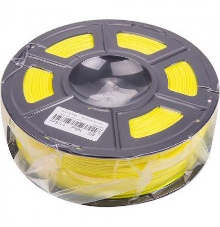 3D spausdinimo plastikas ABS, 1.75mm, 1kg, geltonas