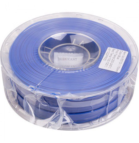 3D spausdinimo plastikas PETG, 1.75mm, 1kg, mėlynas