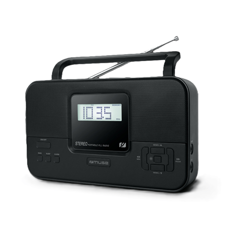 Muse Stereo Portable Radio | M-087 MB PLL | AUX in | FM radio | Headphone out