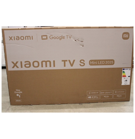 Xiaomi | TV | S Mini LED 2025 | 55 | Smart TV | Google TV | UHD | Black | DAMAGED PACKAGING AS DEMO
