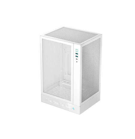 Deepcool PC Gaming Case | CH170 DIGITAL | White | Mini ITX | Power supply included No | ATX PS2