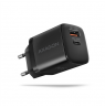 AXAGON Sil wallcharger 2x port (USB-A + USB-C), 30W | ACU-PQ30