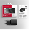 AXAGON Sil wallcharger 2x port (USB-A + USB-C), 30W | ACU-PQ30