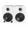 KANTO AUDIO 4" DRIVER - POWERED SPEAKERS WITH BLUETOOTH® AND PHONO PREAMP - MATTE WHITE (INCL. TYPE F & G POWER CORDS)