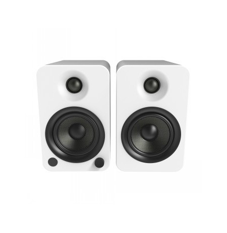 KANTO AUDIO 5.25" DRIVER - POWERED SPEAKERS WITH BLUETOOTH® AND PHONO PREAMP - MATTE WHITE (INCL. TYPE F & G POWER CORDS)
