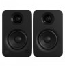 KANTO AUDIO POWERED SPEAKERS WITH BLUETOOTH® AND RCA INPUT - BLACK VINYL (INCL. TYPE C & G POWER CORDS)
