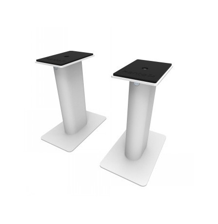 KANTO AUDIO 9" UNIVERSAL DESKTOP SPEAKER STAND, WHITE (PAIR)
