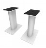 KANTO AUDIO 9" UNIVERSAL DESKTOP SPEAKER STAND, WHITE (PAIR)