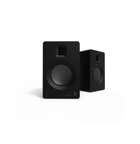 KANTO AUDIO PREMIUM POWERED SPEAKER WITH HEADPHONE OUT, USB DAC, DEDICATED PHONO PRE-AMP, BLUETOOTH, MATTE BLACK (INCL. TYPE F &