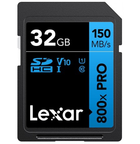 Lexar | Memory Card | Professional 800x PRO | 32 GB | SDXC | Flash memory class UHS-I