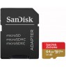 Sandisk memory card microSDXC 64GB Extreme Action + adapter