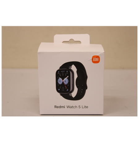 Redmi Watch 5 Lite | GPS (satellite) | AMOLED | 1.96” | DAMAGED PACKAGING, SCRATCHES ON BACK | Black