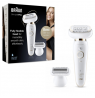 Braun Epilator | Silk-épil 9 Flex SES9006 | Number of power levels 2 | Wet & Dry | White