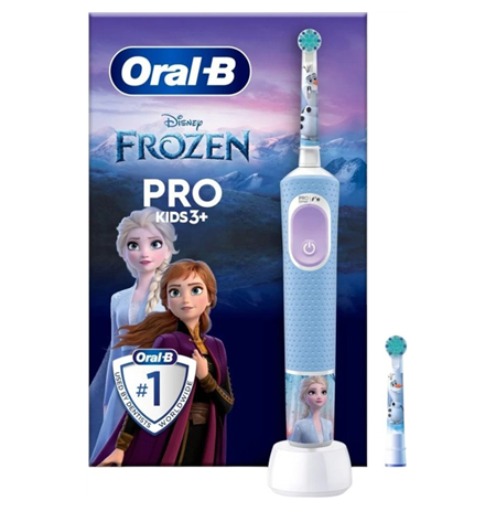 Oral-B Electric Toothbrush | Vitality Pro Frozen | Rechargeable | For children | Number of brush heads included 1 | Number of te