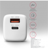 AXAGON Wall Charger 2x port (USB-A+USB-C), 30W | ACU-PQ30W