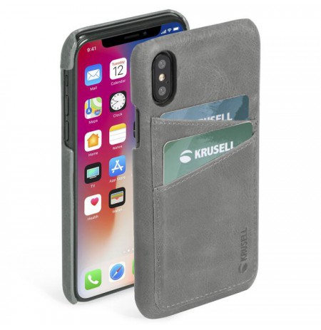 Krusell Sunne Cover Apple iPhone XS Max vintage grey