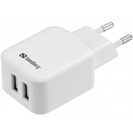 Sandberg 440-57 AC Charger Dual USB 2.4+1A EU