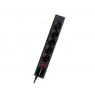 TRACER PowerGear 3.0 m Black 5 sockets power strip