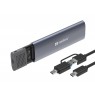 Sandberg 136-39 USB 3,2 Case for M.2+NVMe SSD