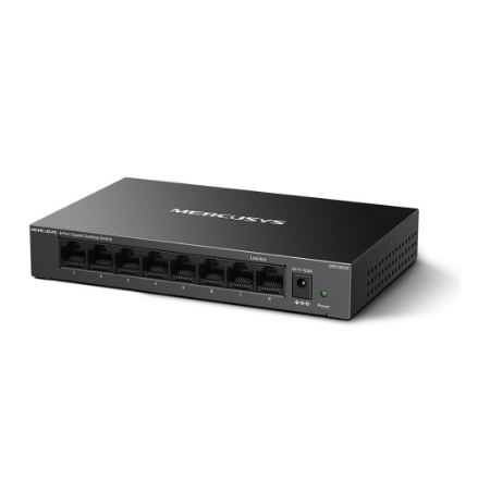 Mercusys 8-Port Gigabit Desktop Switch | MS108GS | Unmanaged | Desktop | Gigabit Ethernet (copper) ports quantity 8