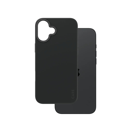 CARE by PanzerGlass Case Fashion | Back protection | Apple | iPhone 16 Plus | Recycled plastic | Black | MagSafe