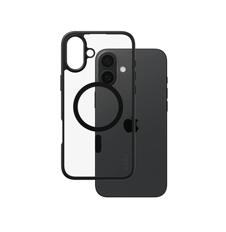 CARE by PanzerGlass Case Flagship Urban Combat | Back protection | Apple | iPhone 16 Plus | Recycled plastic | Transparent