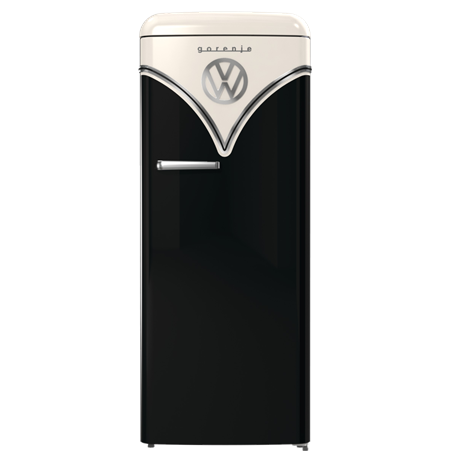 Gorenje Retro Refrigerator | OBRB615DBK | Energy efficiency class D | Free standing | Larder | Height 152.5 cm | Fridge net capa
