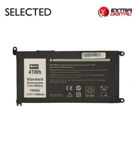 Nešiojamo kompiuterio baterija DELL YRDD6, 3600mAh, Extra Digital Selected