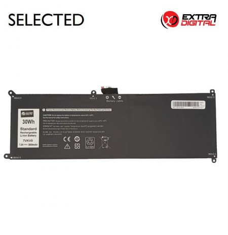 Nešiojamo kompiuterio baterija DELL 7VKV9, 3900mAh, Extra Digital Selected