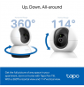 TP-LINK Pan/Tilt Wi-Fi Camera | Tapo C220 | PTZ | 4 MP | 4mm/F2.0 | H.264 | Micro SD, Max. 512GB
