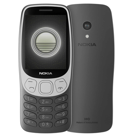Nokia | 3210 4G (2024) | Black | 2.4 " | 128 MB | 64 MB | Dual SIM | Bluetooth | 5.0 | USB version USB Type-C | Main camera reso