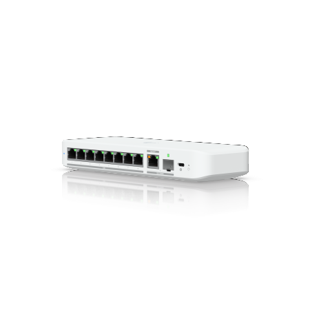 UBIQUITI FLEX 2.5G FLEXIBLE, 8-PORT 2.5 GBE SWITCH WITH A 10 GBE RJ45/SFP+ COMBINATION UPLINK PORT THAT CAN BE POWERED WITH A