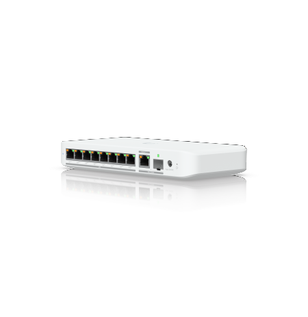 UBIQUITI FLEX 2.5G POE FLEXIBLE, 8-PORT 2.5 GBE POE++ SWITCH WITH A 10 GBE RJ45/SFP+ COMBINATION UPLINK PORT THAT CAN BE POWERED