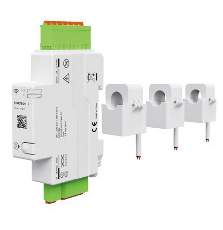 Išmanus energijos matuoklis, 3P+N,120A, DIN, Modbus RS485