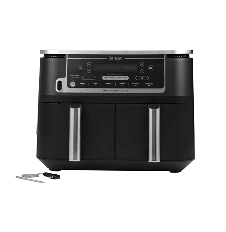 NINJA | Airfryer | AF451EU Foodi MAX Dual Zone | Power 2470 W | Capacity 9.5 L | Black