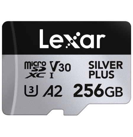Lexar microSDXC Professional SILVER Plus UHS-I/U3/A2/4K R205/W150 (V30) 256GB