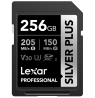 Lexar SDXC Professional SILVER Plus UHS-I/U3/A2/4K R205/W150 (V30) 256GB