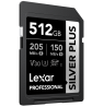 Lexar SDXC Professional SILVER Plus UHS-I/U3/A2/4K R205/W150 (V30) 512GB