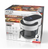 Adler Air Fryer Oven with Glass Bowl | AD 6316 | Power 1200 W | Capacity 3 L | Convection | White/Black