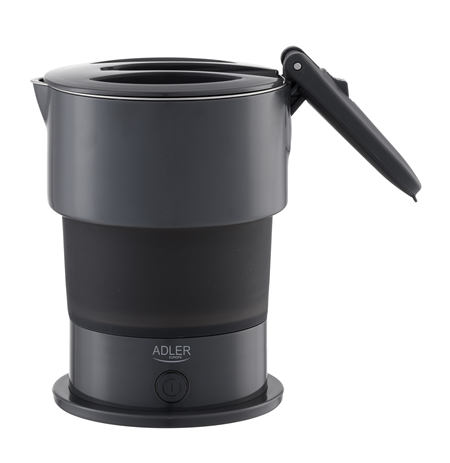 Adler Silicon Travel Kettle | AD 1377 | Travel Kettle | 600 W | 0.6 L | Silicon | Grey