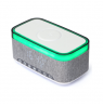Gembird Digital Alarm Clock with Speaker and Charging Function | DAC-SPKBT-QC15-GR | Bluetooth | Wireless connection