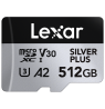 Lexar microSDXC Professional SILVER Plus UHS-I/U3/A2/4K R205/W150 (V30) 512GB